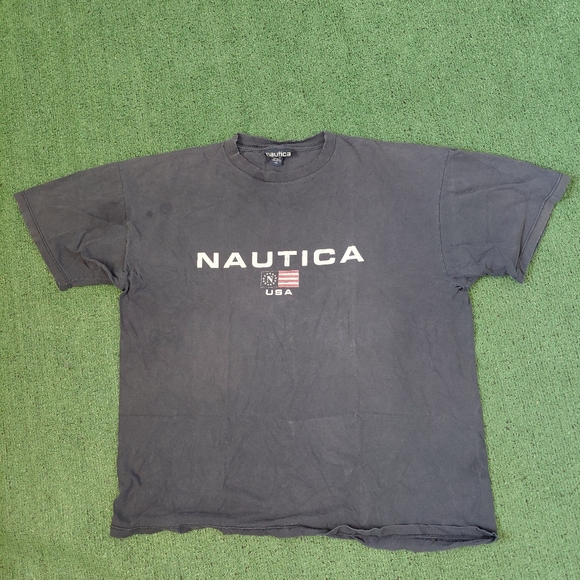 VINTAGE Nautica USA T Shirt Size XXL - Picture 1 of 12